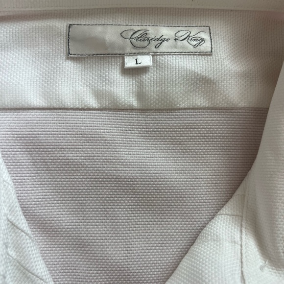 Chic White Women's Tuxedo Style shirt - Picture 2 of 8